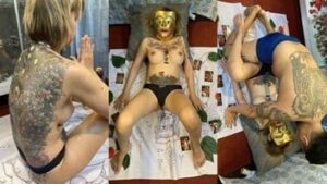 คลิปหลุด สาวสักลายหุ่นดี โดนแฟนควยใหญ่ซอยหีดุเดือดแตกในออฟฟิศ